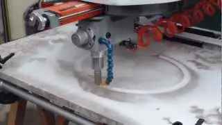 GPW-M1 Automatic Air Oval Cutting & Profiling Machine for sink hole of  Wash-basin,Countertop