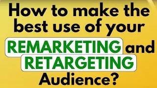 Best use of Remarketing & Retargeting Audience? #shorts #short