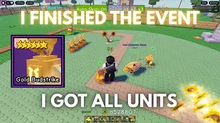 I Got Every Single Sunflower Event Unit in Garden Tower Defense - ALL GOLD UNITS!