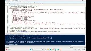 Crear código de PowerShell automatizando un LLM (gratis y sin pagar API)