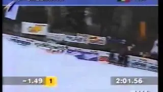 Kristian Ghedina wins downhill (Chamonix 1997)