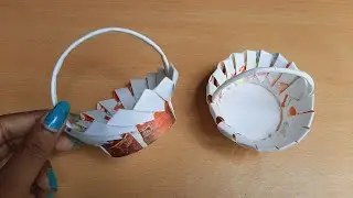 Amazing DIY Basket From Paper Cup | Paper Cup Craft Idea | DIY | Paper Cup Basket |Best Out of Waste