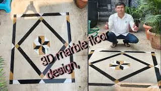 3d grenite marble border design,