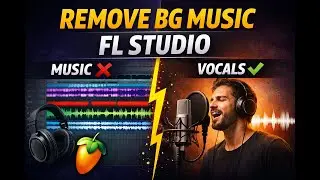 How to Remove Background Music From Any Song |  Fl Studio Mein  Background Music Bass Kaise Hataye