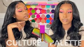 MONOCHROME HOT PINK MAKEUP LOOK TUTORIAL W/ JUVIA'S PLACE CULTURE PALETTE