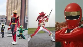 Gozyuger × Ninja Red × Origa Red