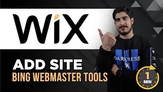How To Add Wix Website To Bing Webmaster Tools 2026 | Verify Wix Website With Bing