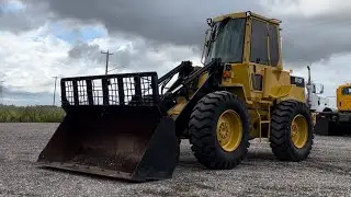 Quick paint job on this old Cat IT12F wheel loader