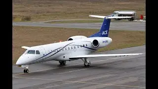 Jetnetherlands Embraer ERJ135 PH-DWS / Kiss landing