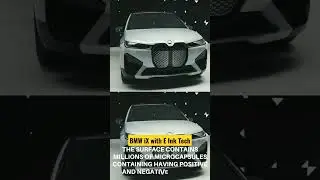 BMW has showcased the world's 1st colour changing car with E ink tech at CES.#bmw #ixsuv #bmwixsuv