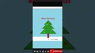 Christmas tree drawing with python turtle | Wishing Merry Christmas to all  | 25th December.