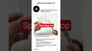 make by paper spinning top#shorts