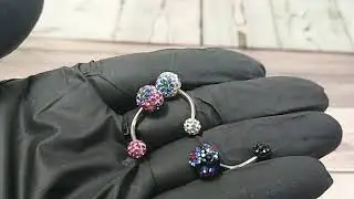 Super Sparkly Belly Button Ring Collection - Disco Ball Belly Piercing Jewelry - BodyJ4You