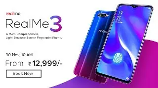 RealMe 3 : Price, Specifications,  Release Date in INDIA !