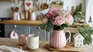 Valentine’s Day Kitchen Decorate With Me | Sweet, Simple & Cozy Romantic Decor Ideas