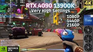 High On Life - Very High Settings 1080p 1440p 4K | RTX 4090 | 13900K 5.8Ghz