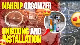 Makeup organizer 360 Degree|Unboxing  &  installation 