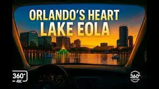 The Heart of Orlando | Lake Eola Park Drive & City Tour in 360&deg; 4K VR!