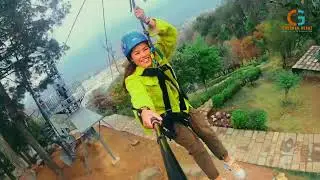 Chobhar gorge canopy zipline|chobhar dada.