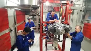 Engine Test Cell Part I - Lycoming Horizontal O-320 4 Cylinders Opposed Engine