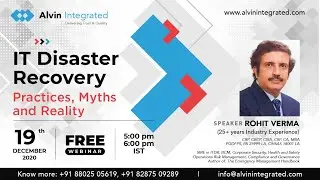 IT Disaster recovery &ndash; Practices, Myths and Reality