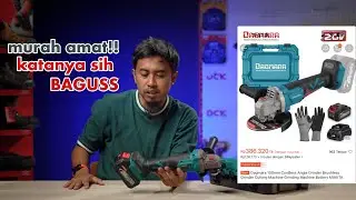 400rb udah dgn batre 4.0ah, apakah emang sebagus itu? - DAGMARA 20V CORDLESS BRUSHLESS ANGLE GRINDER