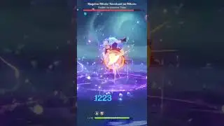 993K MONA NUKE SHOWCASE #genshinimpact #genshin #mona #shorts