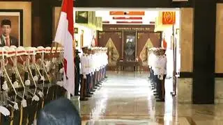 Pupua NG and Indonesia Anthems | Welcome Ceremony of PM of Papua NG visit Indonesia 2024