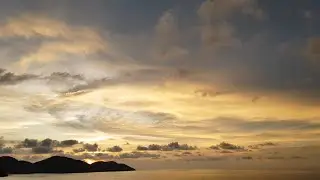 Moody Golden Sunset | SUNSET sky time lapse with UPBEAT music | XQX