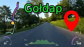 Garmin Iron Triathlon Gołdap trasa rowerowa GPS