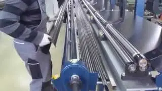 gutter making on SL-3-W 6 meter machine for all dimensions