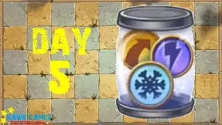 Plants vs Zombies 2 - Ancient Egypt - Day 5 [Power-Ups] No Premium