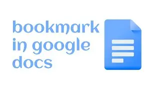 how to bookmark in google docs