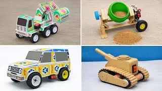 I Made 4 AMAZING Toy Vehicles Using Matchboxes 🤯 | DIY Cardboard Crafts