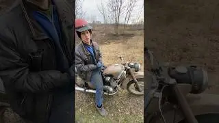Очень Старый Иж Юпитер 1961 года Поехал! #shorts #short #иж #ижюпитер #ижюпитер5 #мото  #darkriders