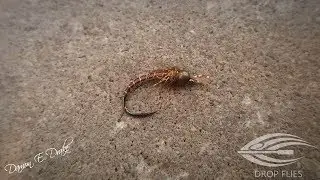 Tying a Copper Midge with Drop Flies