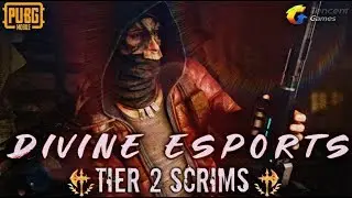 Tier 2 Scrims | Live Custom Rooms | Divine Esports | Pubg Mobile