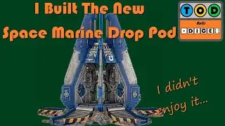 Warhammer 40000 - New Space Marine Drop Pod - Honest Thoughts Post Building | Tod Rolls Dice