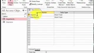 Creating more than one tables in a database
