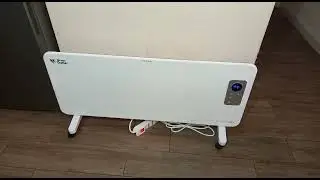 Unboxing de calefactor panel marca Ursus trotter con wifi y app