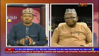 The Director, Special Duties and State Operations NOA  David Akoji, a guest at the NTA WEEKEND FILE