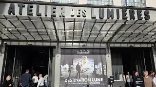 Live: Immersive Moon Exhibition with Tom Hanks at Atelier des Lumières, Destination Lune