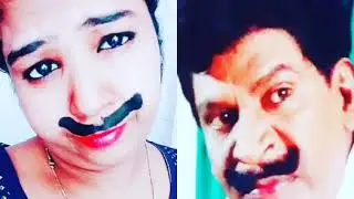 😍Facechallenge with my fav vadivelu sir😍#tiktok#ammupillai#