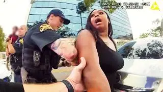 Mom Goes Berserk Fights & Kicks Officer & Steals Police Cruiser Key!