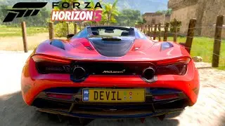 McLaren 720s - Forza Horizon 5 | Redgear pro gamepad
