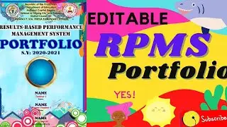 RPMS PORTFOLIO Complete Editable A4 File In The Description Below