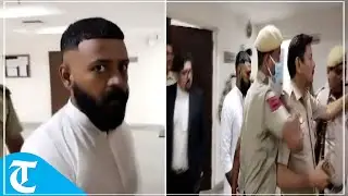 Conman Sukesh Chandrashekhar produced at Rouse Avenue Court in Delhi