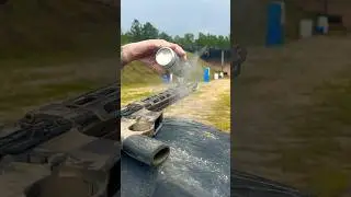 Hot Rifle Barrel Needs Red Bull
