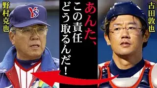 古田敦也が野村監督にケンカを売った伝説の試合！ベンチ内が凍りついた古田の言葉に応戦した野村克也！しかし監督の本当の狙いは●●だった【プロ野球】