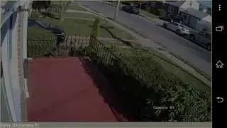 HD TVI 720P Security Camera System Daytime view Playback